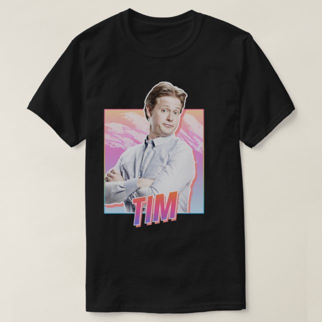 Tim och Eric Tim Heidecker - Retro T Shirt (Design framsida)