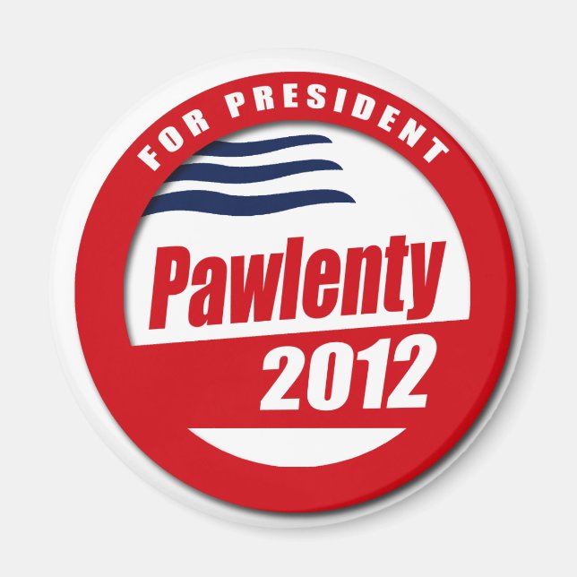 Tim Pawlenty 2012 Magnet (Framsidan)