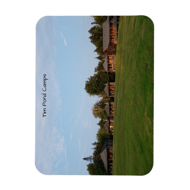 Tim Pond Wilderness Camps Magnet (Vertikal)