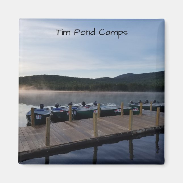 Tim Pond Wilderness Camps Magnets Magnet (Framsidan)