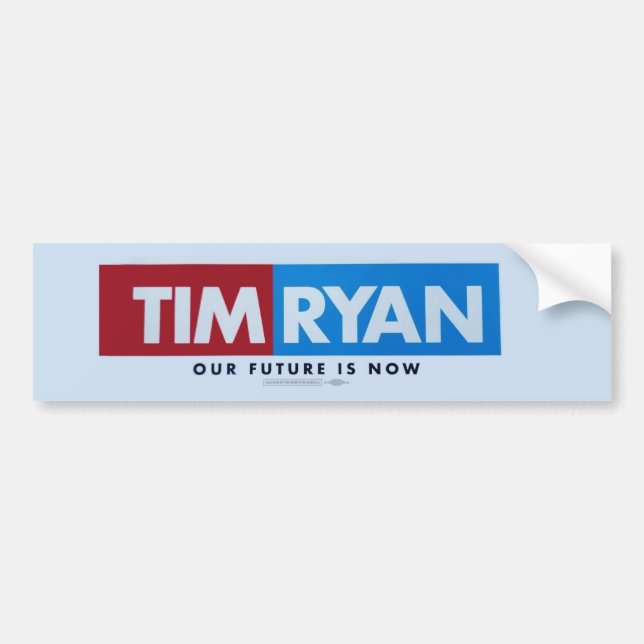 Tim Ryan 2020 Bildekal (Framsidan)