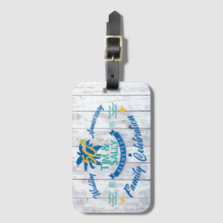 Tim & Sallys 50:e bagagemärke Bagagebricka