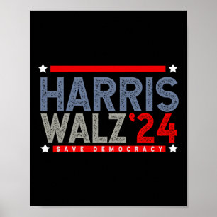 Tim-walz-2024 Val Manar Women Kids Waltz 1 Poster