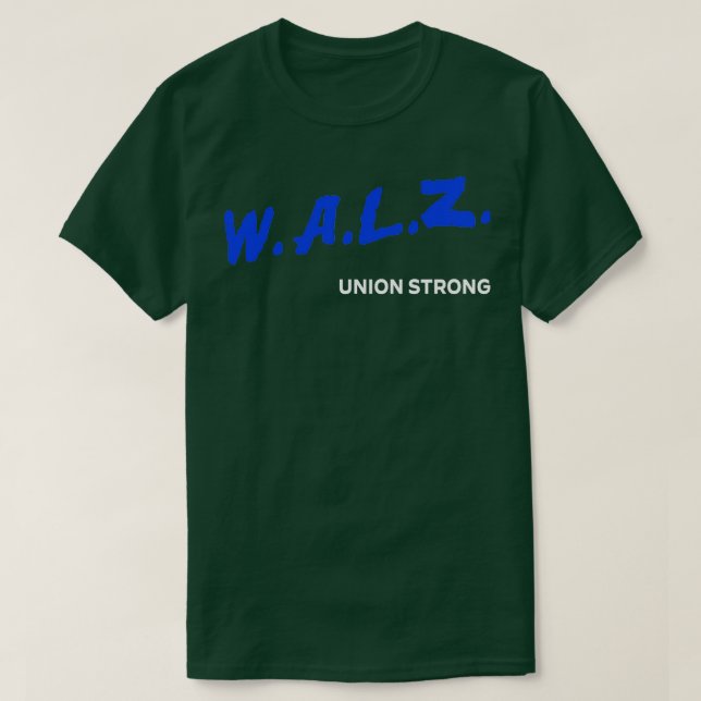 Tim Walz DARE Kamala Union Strong HARRISWALZ 2024 T Shirt (Design framsida)
