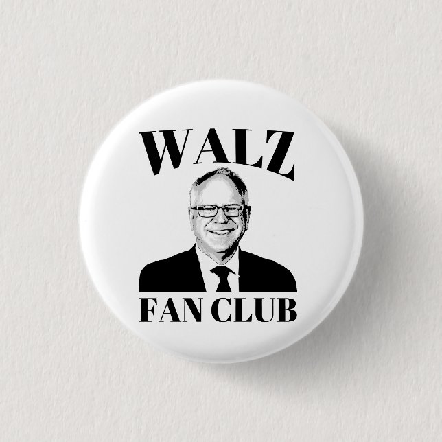 Tim Walz Fläkt Klubb Knapp (Framsida)