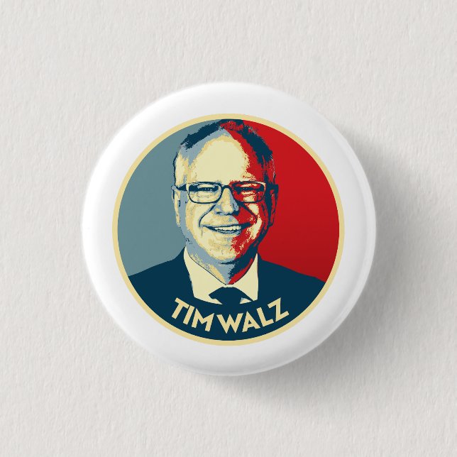 Tim Walz Fläkt Klubb Knapp (Framsida)