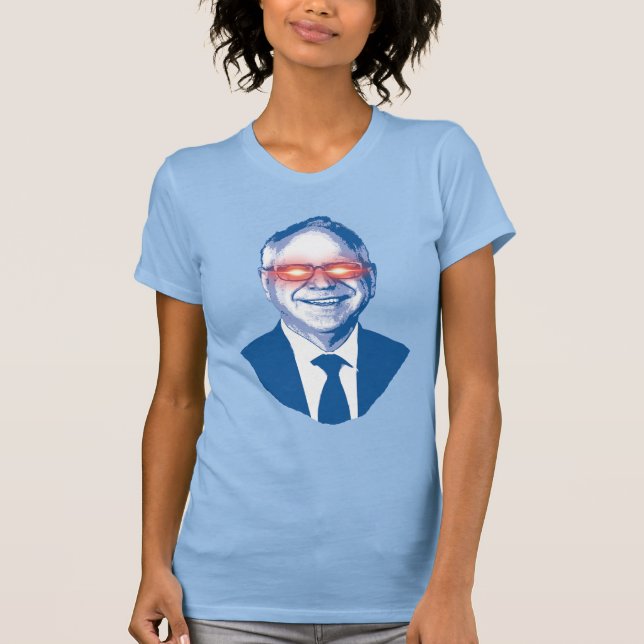 Tim Walz Fläkt Klubb T Shirt (Framsida)