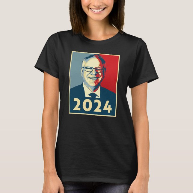 Tim Walz Fläkt Klubb T Shirt (Framsida)