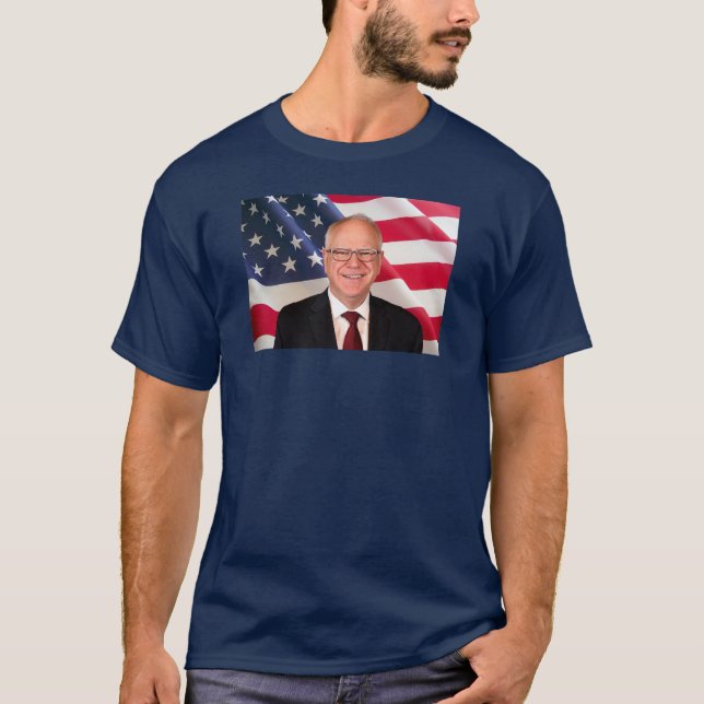 Tim Walz för Amerika T Shirt (Framsida)