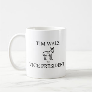 Tim Walz för Vice President Standard Mugg