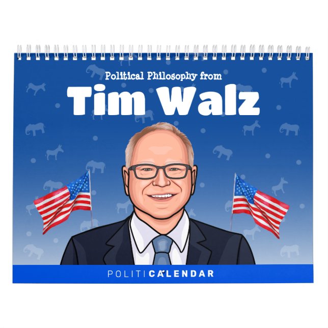 Tim Walz Kalender för politisk humor (Omslag)