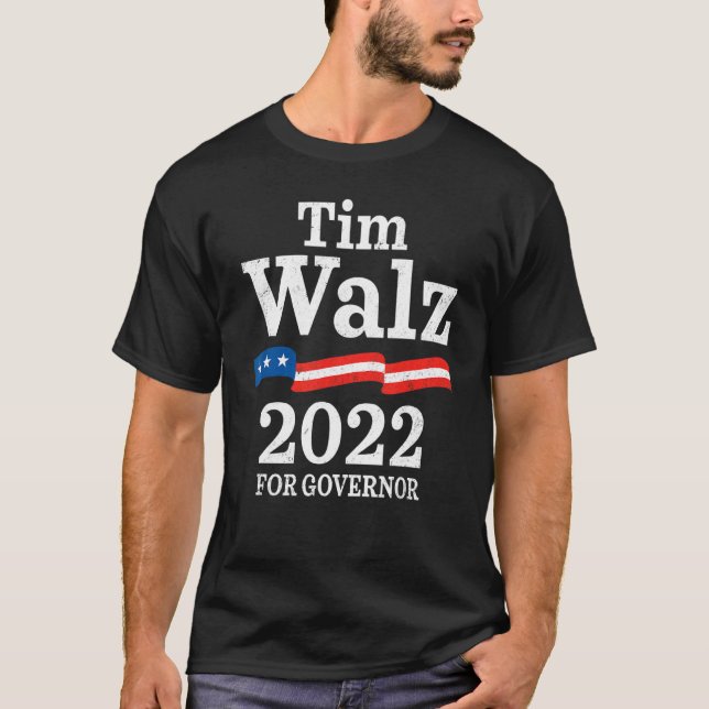 Tim Walz Minnesota guvernör, val 2022 MN Manar W T Shirt (Framsida)