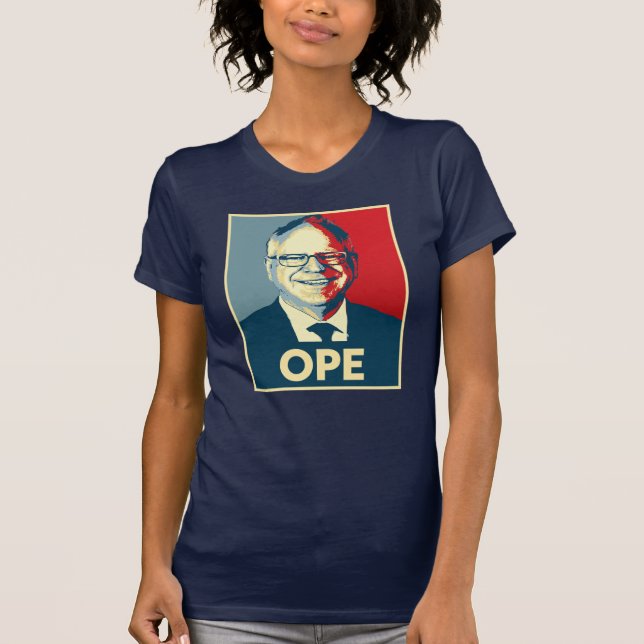Tim Walz OPE T Shirt (Framsida)