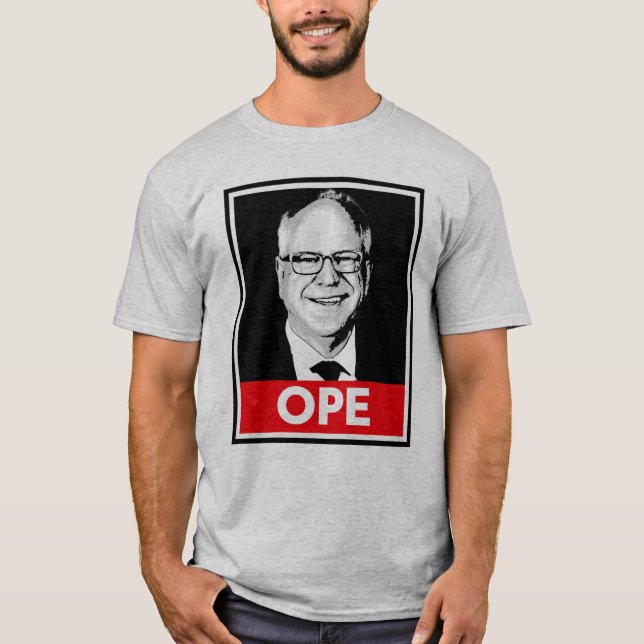 Tim Walz OPE T Shirt (Framsida)