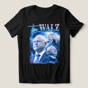 Tim Walz Retro 90s Stil T Shirt