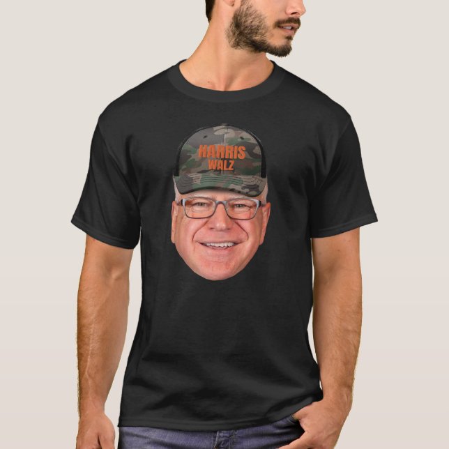 Tim Walz T Shirt (Framsida)