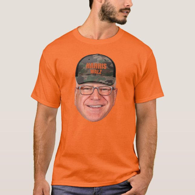 Tim Walz T Shirt (Framsida)
