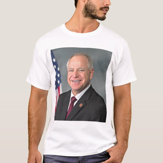 Tim Walz VP T Shirt (Framsida)