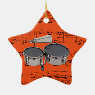 Timbales - välj din färg julgransprydnad keramik