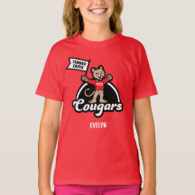Timber Bäck Elementary Cougar Mascot T-Shirt