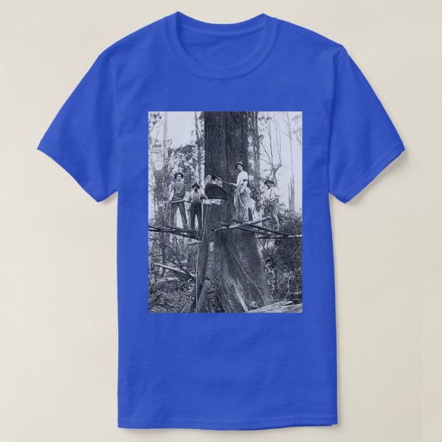 Timber Cutters c1900 Classic TShirt T Shirt (Design framsida)