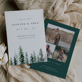 Timber Grove | Rustic Evergreen Winter Wedding Spara Datumet