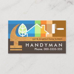 Timber Hammer Magic Paint Rand Visitkort
