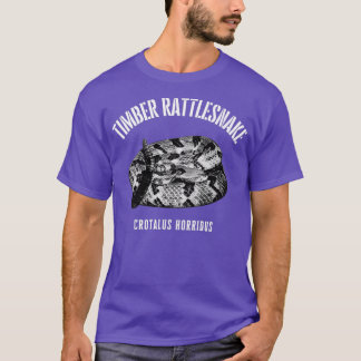 Timber rattlesnake crotalus horridus  t shirt