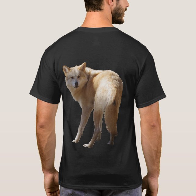 Timber Wolf dark shirt T (Baksida)