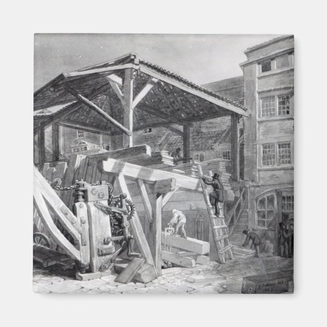 Timber Yard, Finsbury, 1825 Magnet (Framsidan)