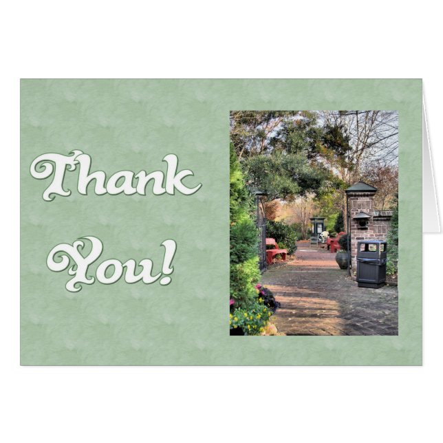 Timberlake Väg Tack Hälsningskort (Framsidan Horizontal)