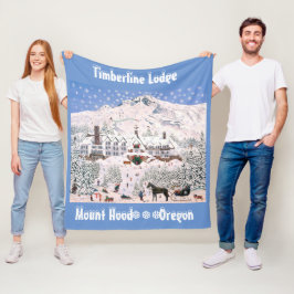 Timberline Lodge Flebit Blanket Fleecefilt
