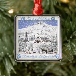 Timberline Lodge jul Ornament
