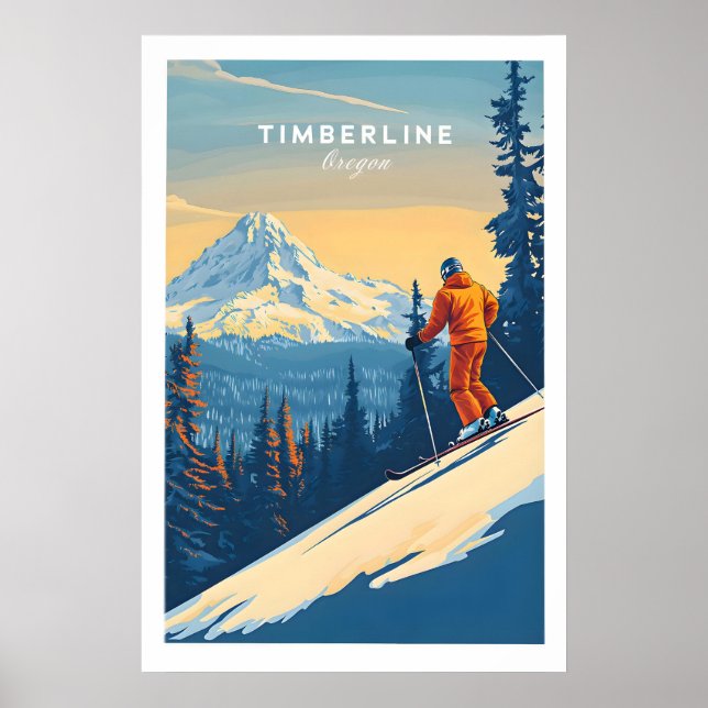 Timberline Print Oregon Skidposter 1 Poster (Framsidan)