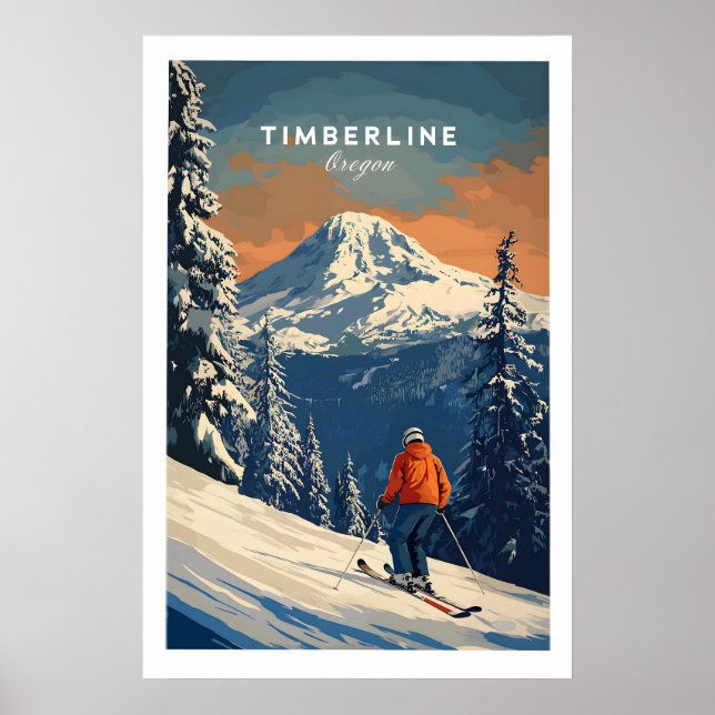 Timberline Travel Poster - Oregon 1 (Framsidan)