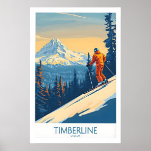 Timberline Väggkonst Skidposter 1