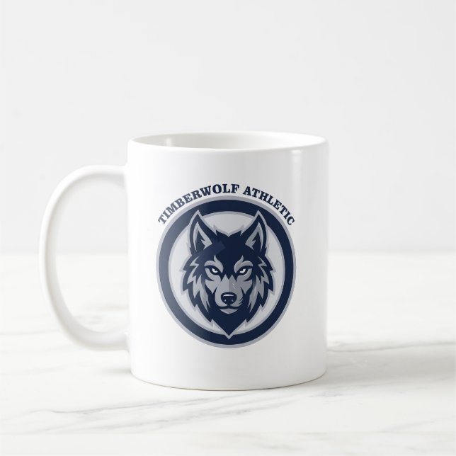 Timberwolf Atletisk Crest Sportlag Kaffemugg (Vänster)