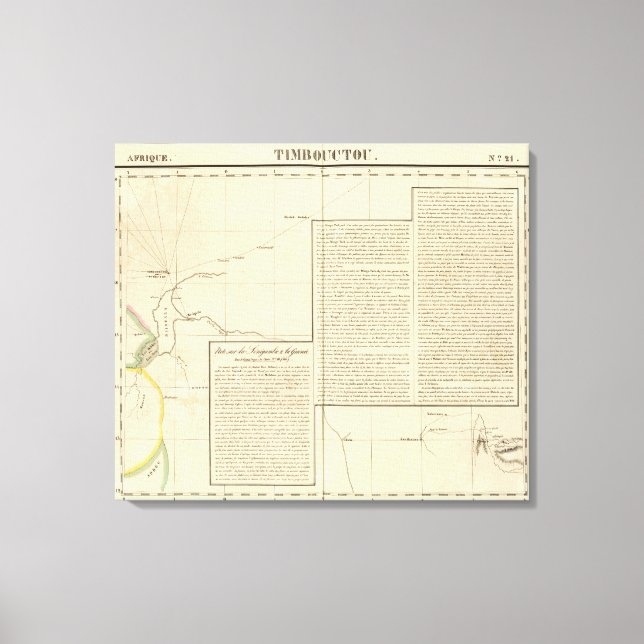 Timbuktu-Afrika Canvastryck (Framsida)