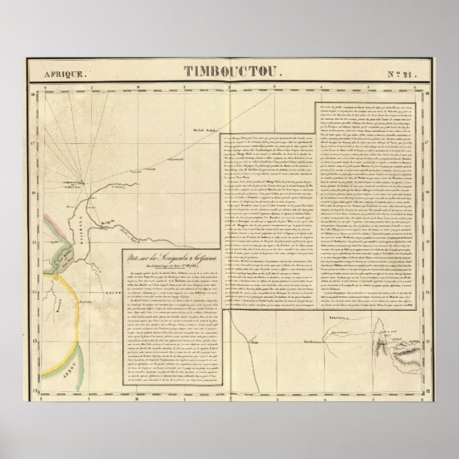 Timbuktu-Afrika Poster (Framsidan)