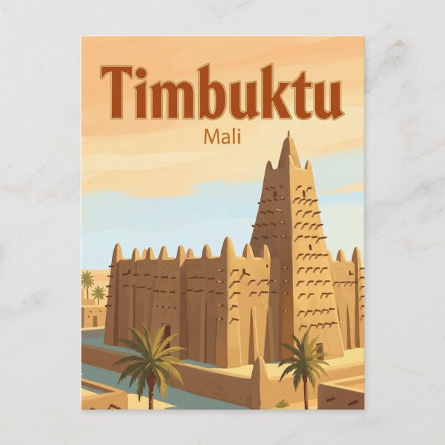 Timbuktu Mali Vykort (Framsida)