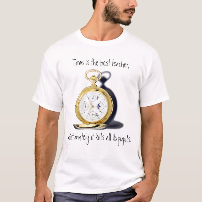 Time är bäst den roliga lärarerovan tröja (Framsida)