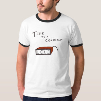 Time är en komplott (färg) t-shirt
