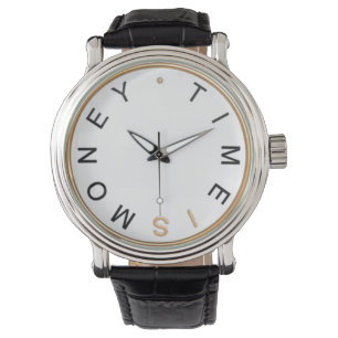 Time är pengarklockan armbandsur
