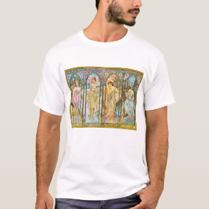 Time av dagen, Alphonse Mucha T-shirt
