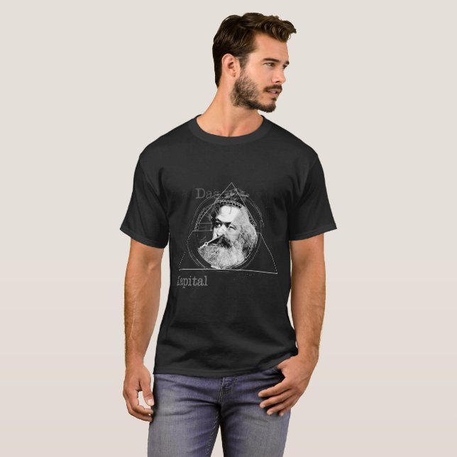 Time av Marx mörk Tröja (Hel framsida)