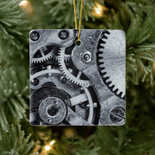 Time Biet Mechanics Julgransprydnad Keramik