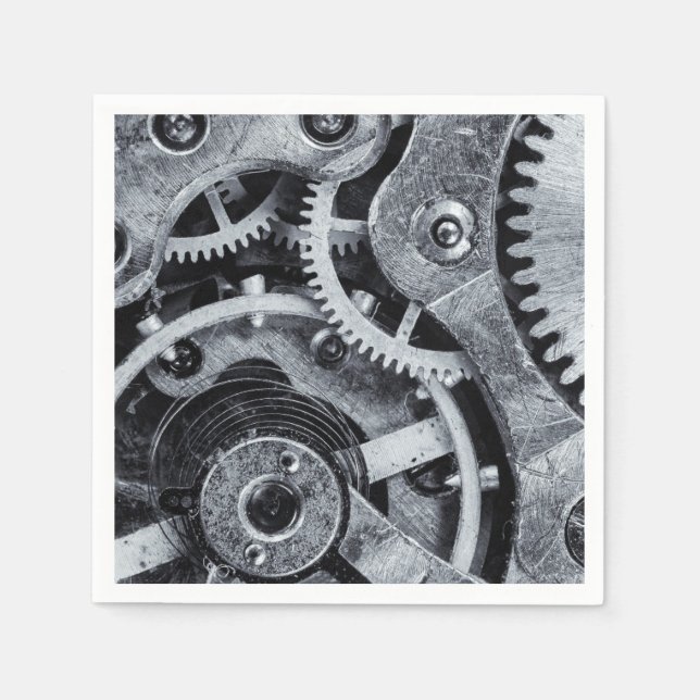 Time Biet Mechanics Pappersservett (Framsidan)