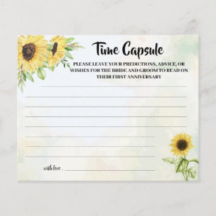 Time Capsule Advice Sunwers Möhippa Card Flygblad