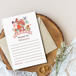 Time Capsule Fairy First Birthday-meddelande