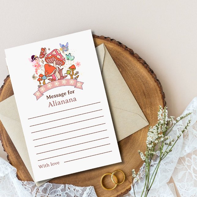 Time Capsule Fairy First Birthday-meddelande (TimeCapsule message)